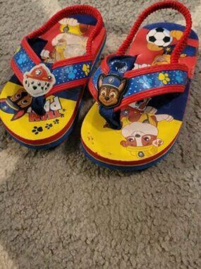 Baby boys/ toddler size 5-6 paw patrol sandals